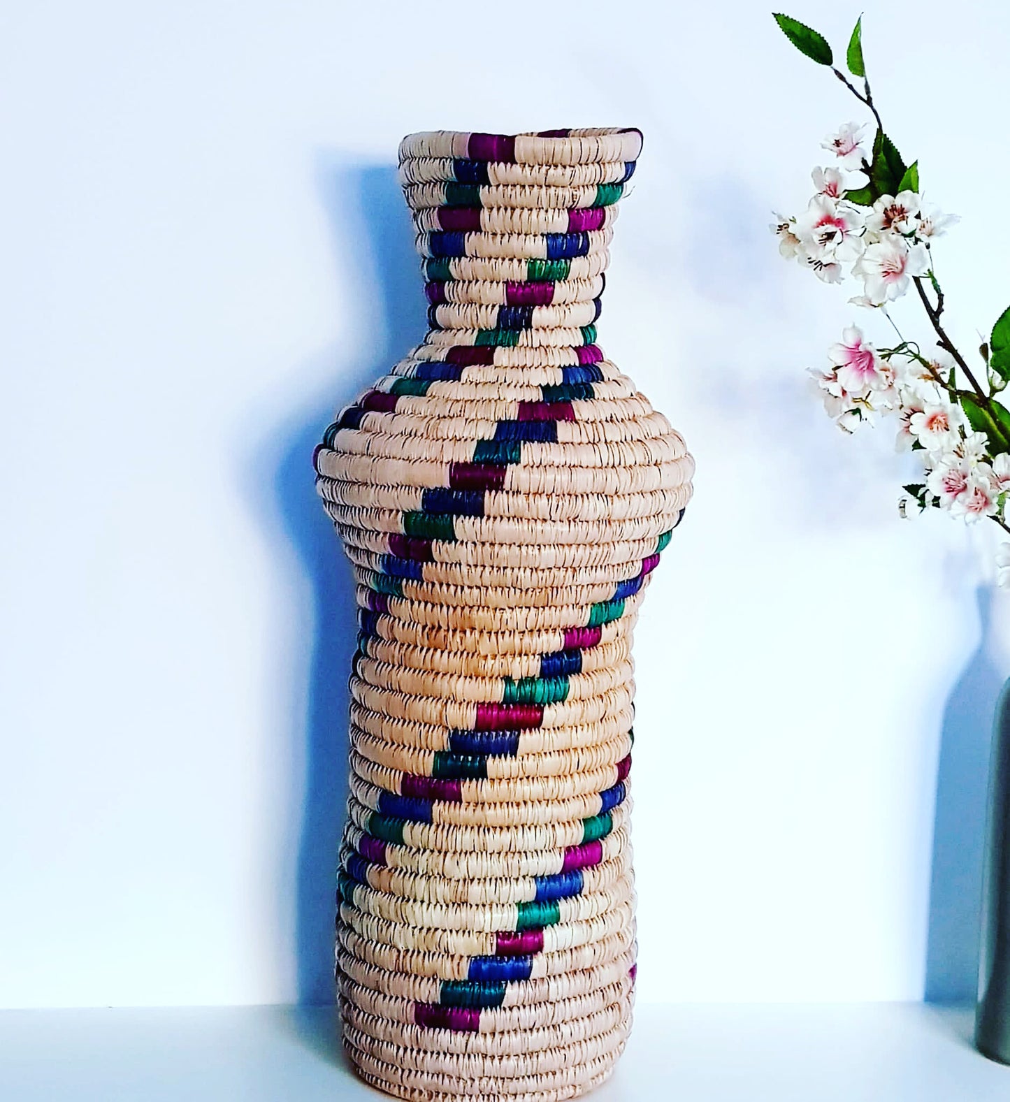 Handwoven Standing Vase - Tall