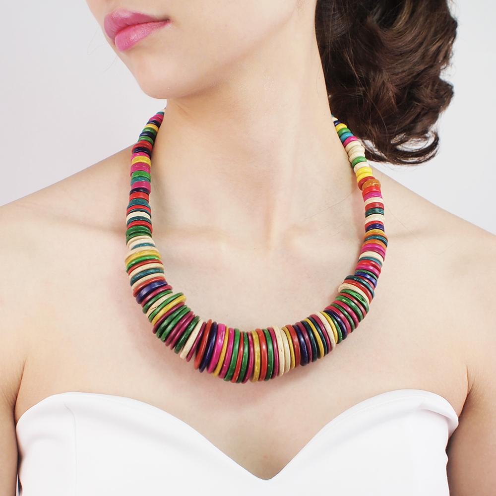 Bohemian Handmade Chunky Statement Necklace