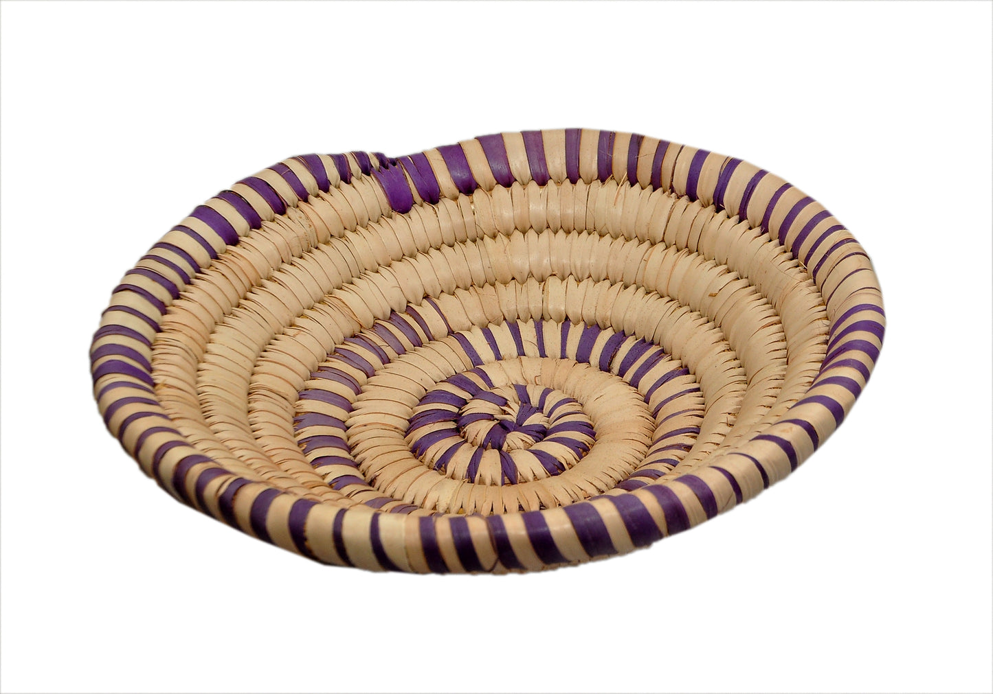 Handwoven Raffia bowls Set of 2