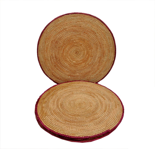 Handwoven Table Placement Mats, Wall Art Coaster