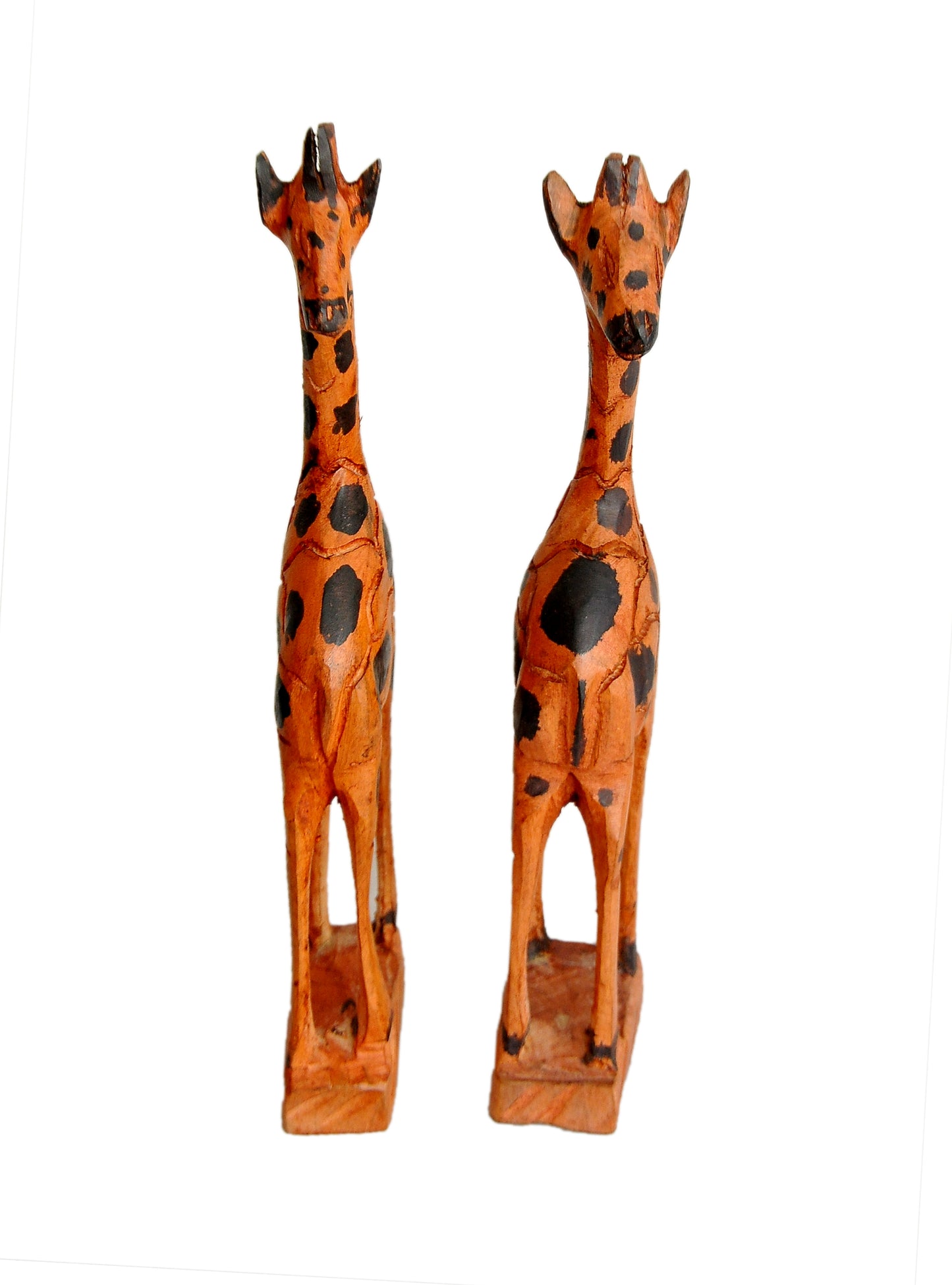 Hand Carved Painted Wooden Giraffe