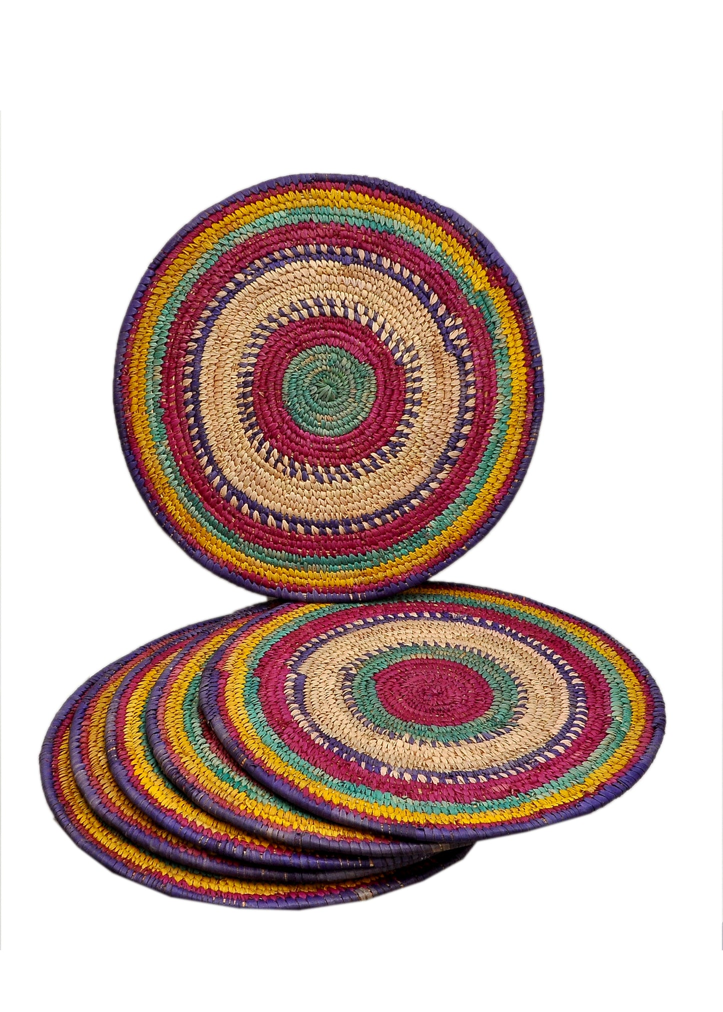 Hand Woven Table Placement Mats, Wall Art Coaster