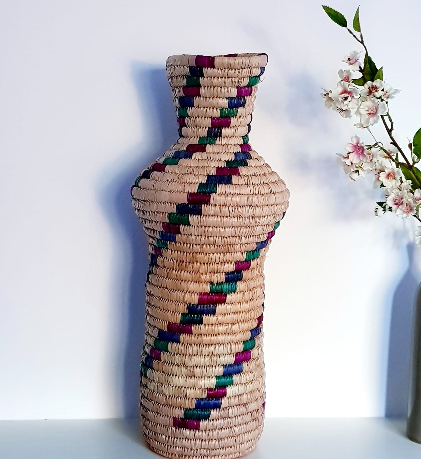 Handwoven Standing Vase - Tall