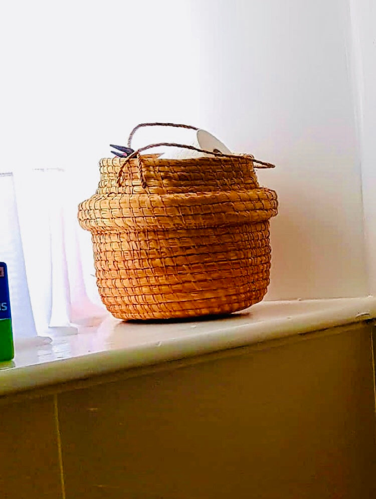 Handmade Raffia Decorative Baskets