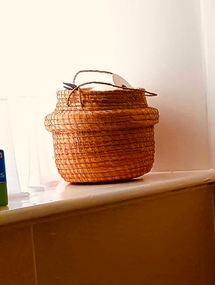 Handmade Raffia Decorative Baskets