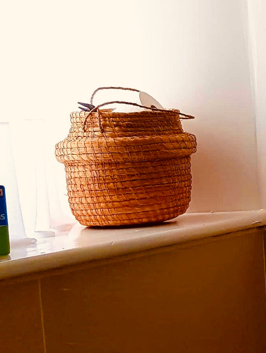 Handmade Raffia Decorative Baskets