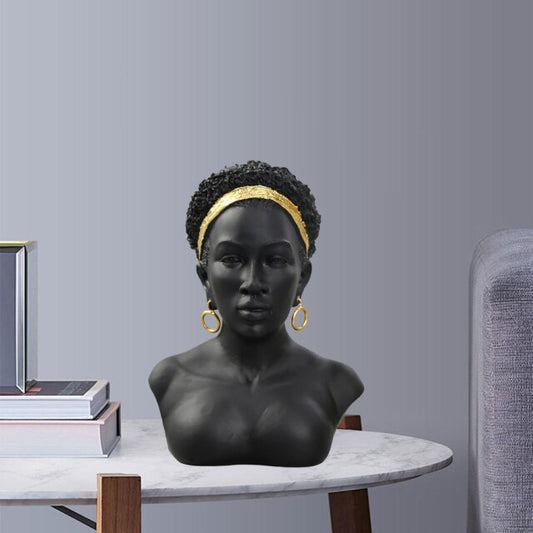 Exquisite African Woman Bust Statue
